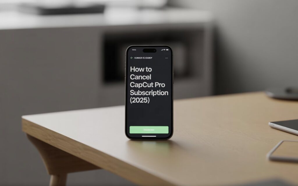 How to Cancel CapCut Pro Subscription (2026) 1 How to Cancel CapCut Pro Subscription (2026)