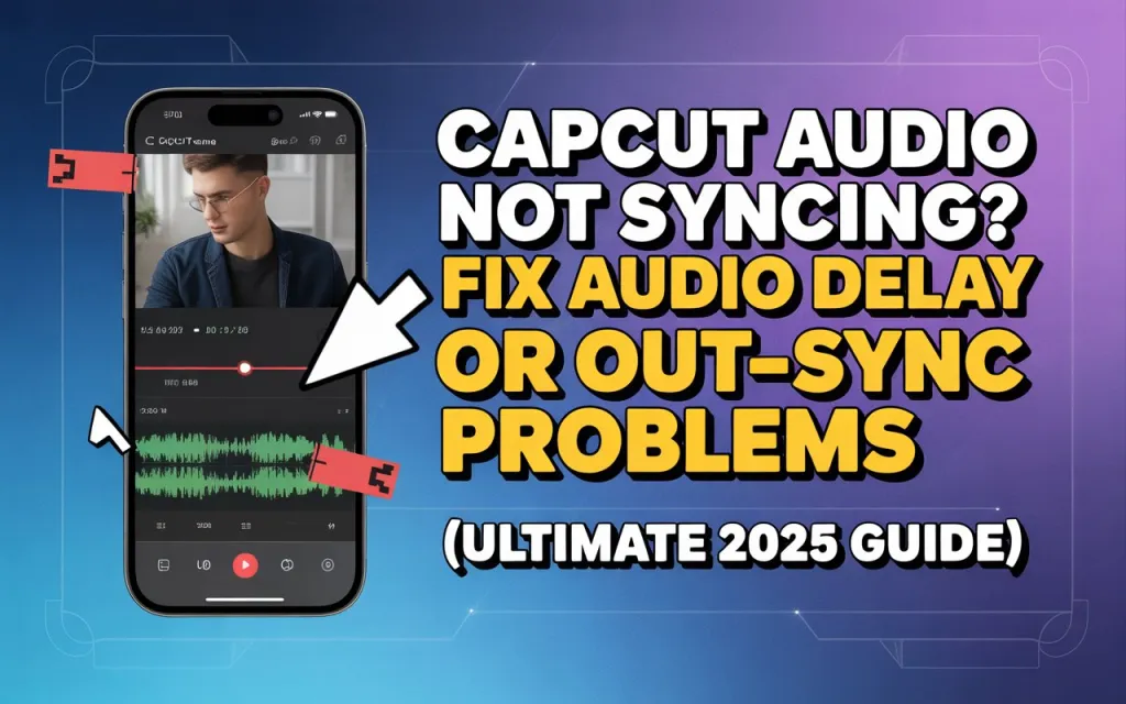 CapCut Audio Not Syncing? Fix Audio Delay or Out-of-Sync Problems (Ultimate 2026 Guide) 1 CapCut Audio Not Syncing