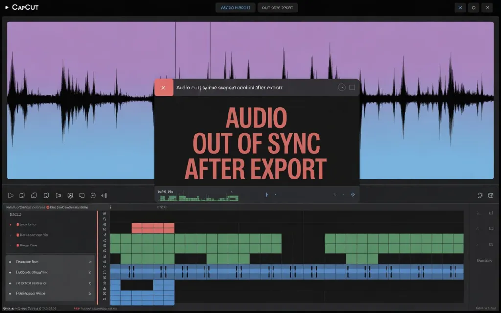 CapCut Audio Out of Sync After Export 1 CapCut Audio Out of Sync After Export