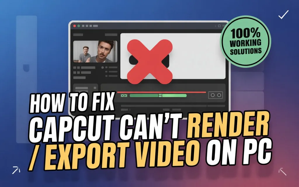 CapCut PC “Encoder Not Supported / Codec Error” – Complete Fix Guide (2026) 1 CapCut PC “Encoder Not Supported