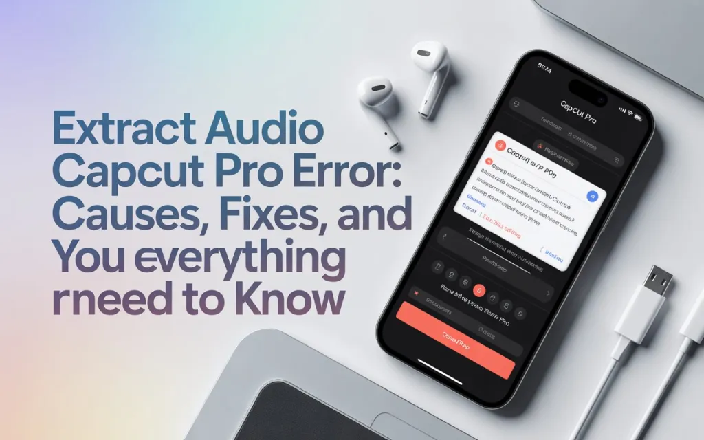 Extract Audio CapCut Pro Error: Causes, Fixes, and Everything You Need to Know 1 Extract Audio CapCut Pro Error