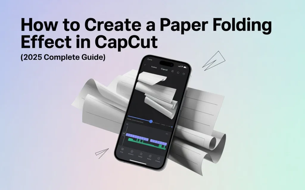 How to Create a Paper Folding Effect in CapCut (2026 Complete Guide) 1 How to Create a Paper Folding