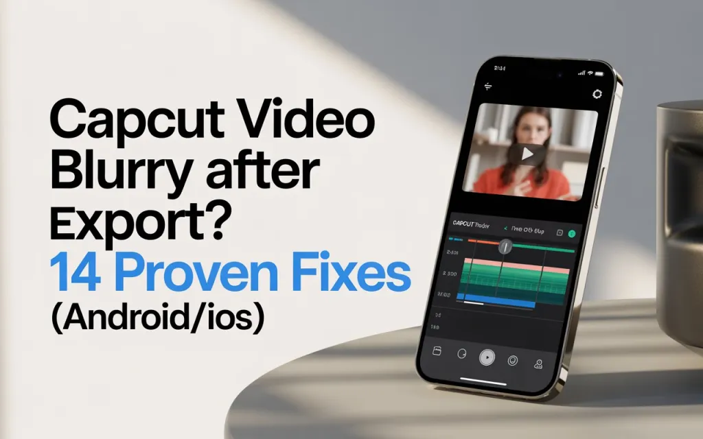 CapCut Video Blurry After Export? 14 Proven Fixes (Android/iOS) 1 CapCut Video Blurry After Export