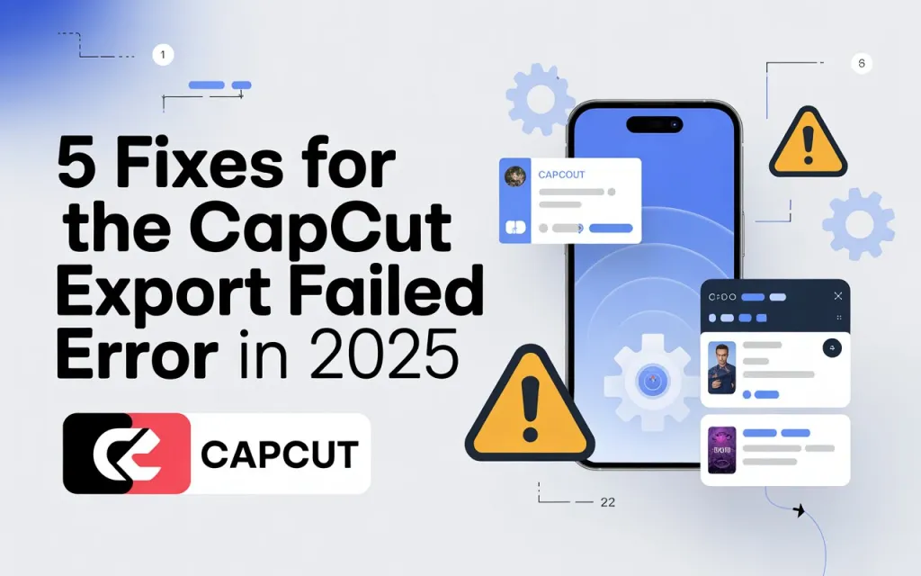 5 Fixes for the CapCut Export Failed Error in 2026 1 5 Fixes for the CapCut Export Failed Error