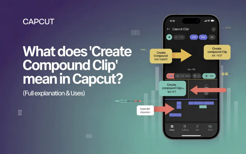 What Does “Create Compound Clip” Mean in CapCut? (Full Explanation & Uses) 1 What Does “Create Compound Clip” Mean in CapCut?