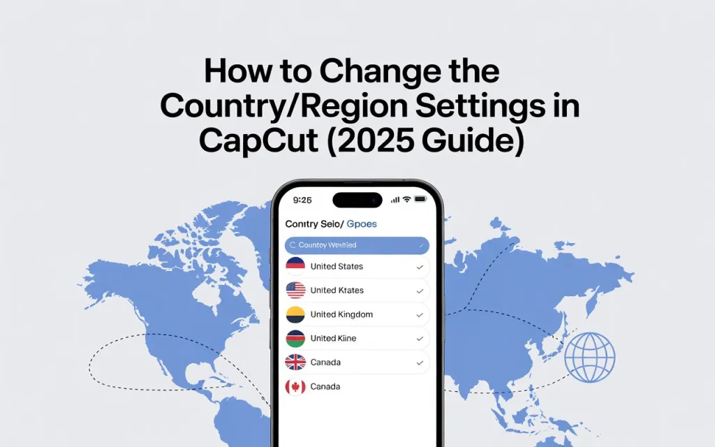 How to Change Your Region in CapCut (And Whether You Actually Should) 1 Change the Country and Region CapCut