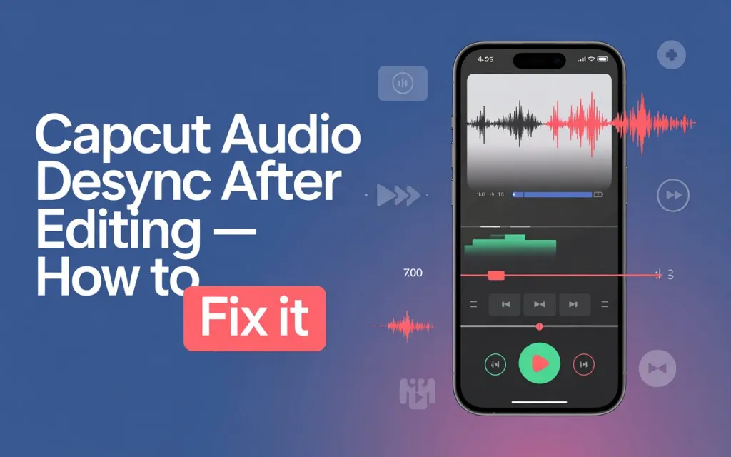 CapCut Audio Desync After Editing — How to Fix It 1 CapCut Audio Desync