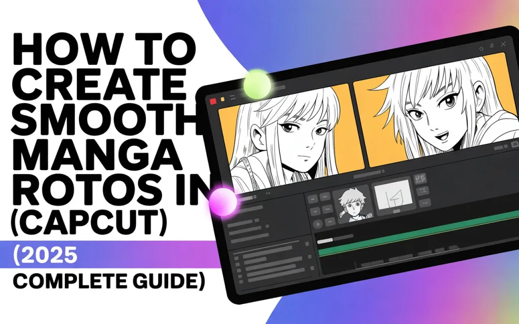 How to Create Smooth Manga Rotos in CapCut (2025 Complete Guide) 1 How to Create Smooth Manga Rotos