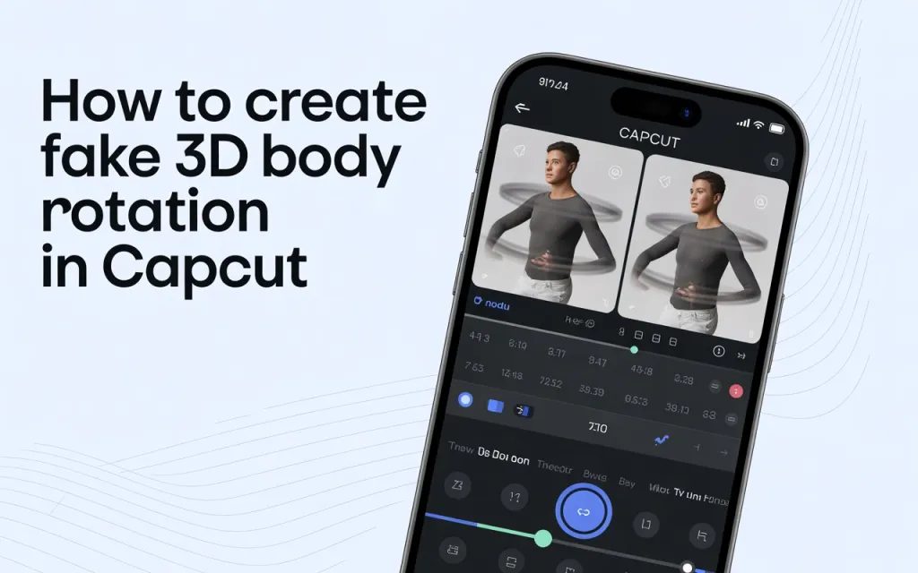 How to Create Fake 3D Body Rotation in CapCut 1 How to Create Fake 3D Body Rotation in CapCut