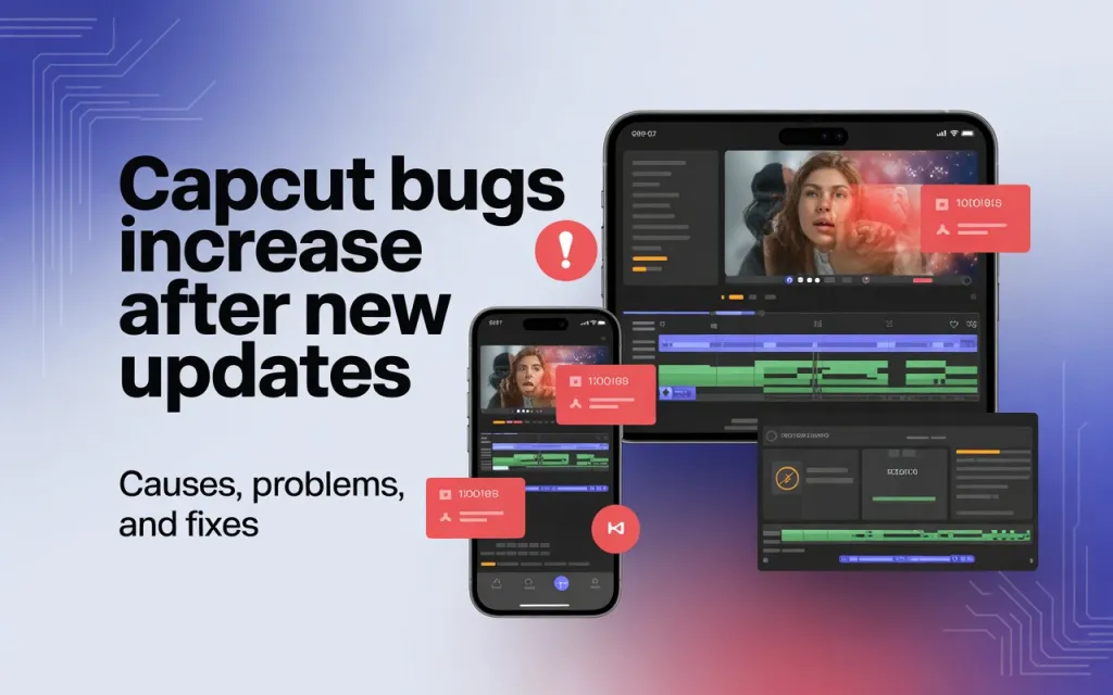CapCut Bugs Increase After New Updates — Causes, Problems, and Fixes 1 CapCut Bugs