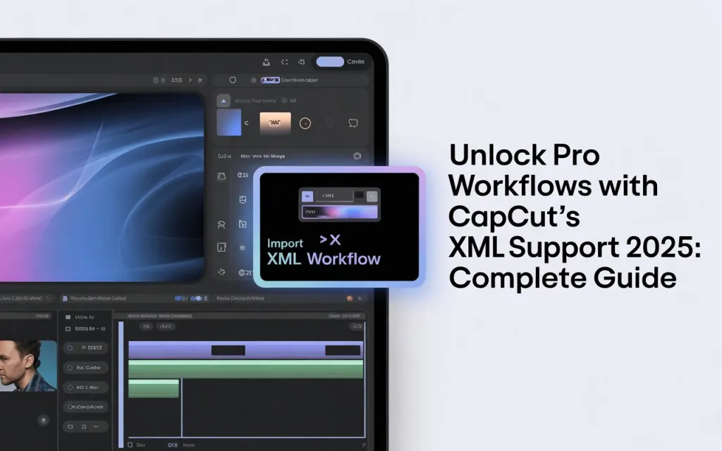 CapCut XML Support: How to Move Projects Between CapCut, Premiere Pro, and DaVinci Resolve 1 CapCut XML Support