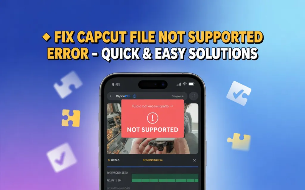 Fix CapCut File Not Supported Error – Quick & Easy Solutions 1 CapCut File Not Supported