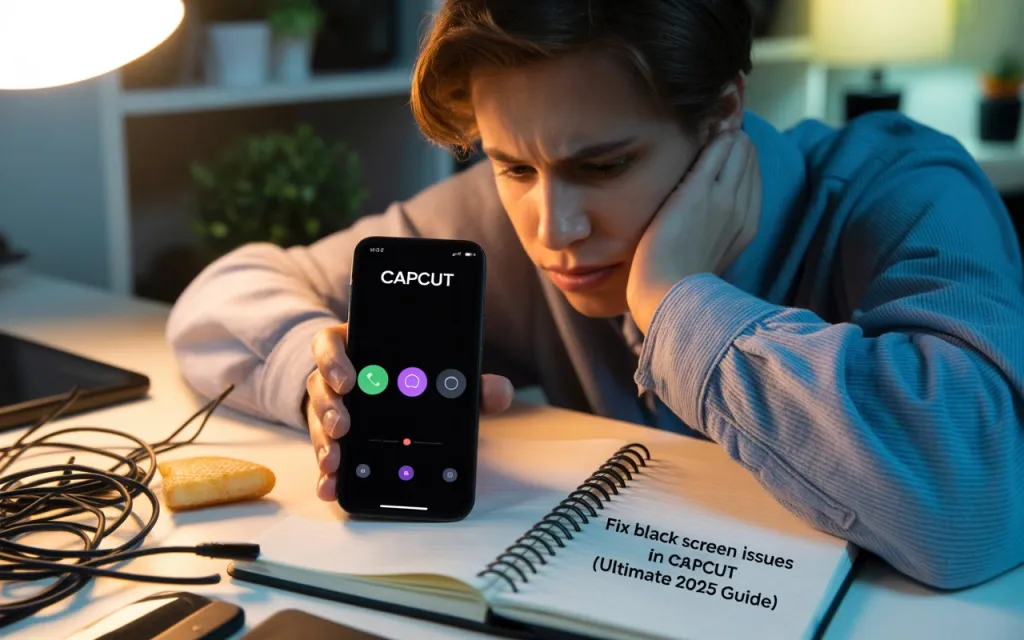 CapCut Black Screen During Editing or Preview? Fix Black Screen Issues in CapCut (Ultimate 2026 Guide) 1 capcut black screen