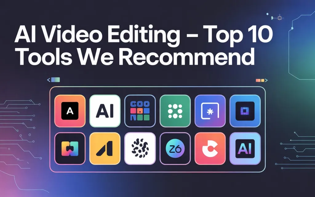 AI Video Editing – Top 10 Tools We Recommend 1 ai video editing tools