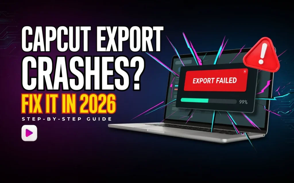 CapCut Export Crashes After Computer Crash (How to Fix It) – 2026 Guide 1 CapCut Export Crashes After Computer Crash (How to Fix It) – 2026 Guide
