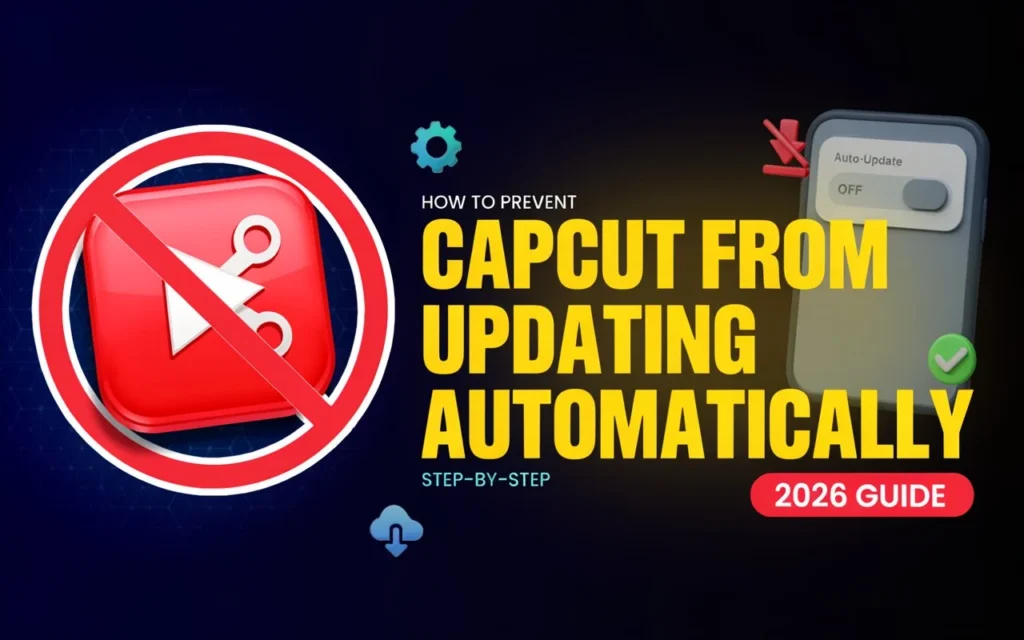 How to Prevent CapCut from Updating Automatically (2026 Guide) 1 Prevent CapCut from Updating Automatically