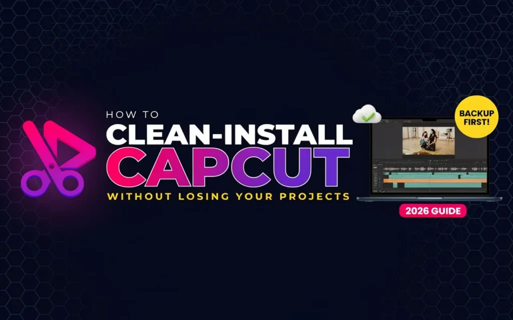 How to Clean-Install CapCut Without Losing Your Projects (2026 Guide) 1 Install CapCut Without Losing Your Projects