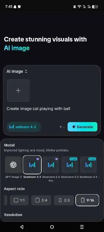 CapCut 18.7.0 Update: New Features, AI Improvements, Bug Fixes & Everything You Need to Know (2026) 3 AI Image generator