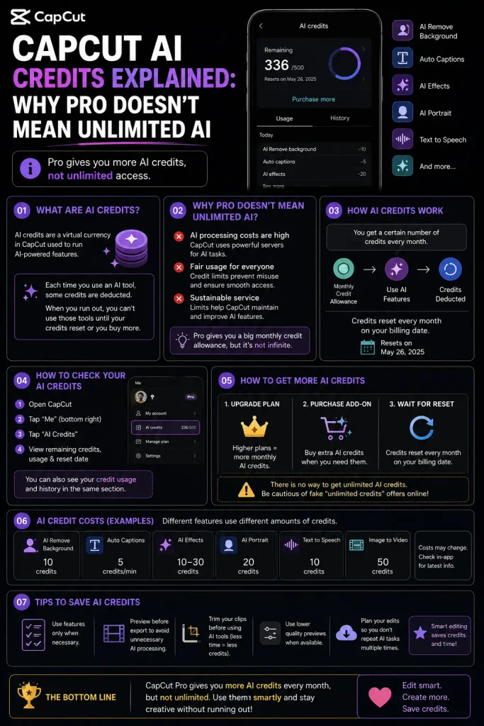 CapCut AI Credits Explained: Why Pro Doesn't Mean Unlimited AI 1 ChatGPT Image Sep 4 2026 08 30 32 AM