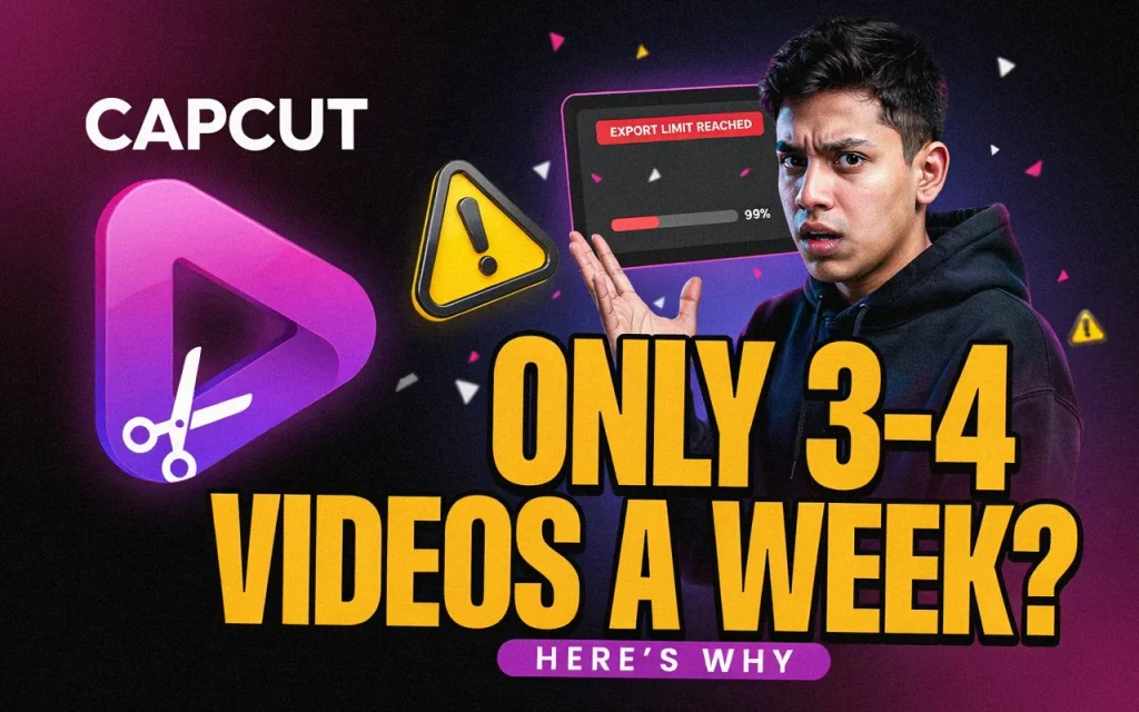 CapCut Weekly Export Limit: Why Can You Only Export 3–4 Videos a Week? 1 high level description a youtube thumbna Nl3gHUloUb6jPhRQ9qyYuA 4VaxmuqBQjyAGzvMMMy6Ug